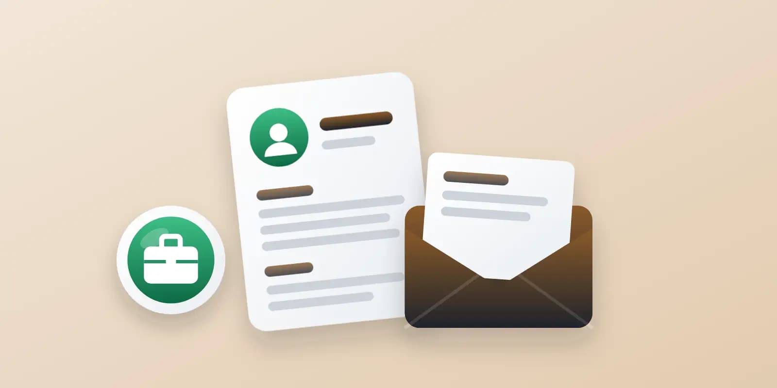 العنوان الرئيسي وقسم About والخبرات في ملف LinkedIn