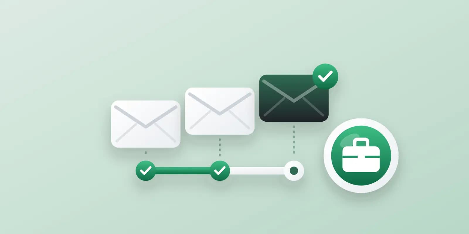 سلسلة رسائل بريد بارد لمبيعات B2B