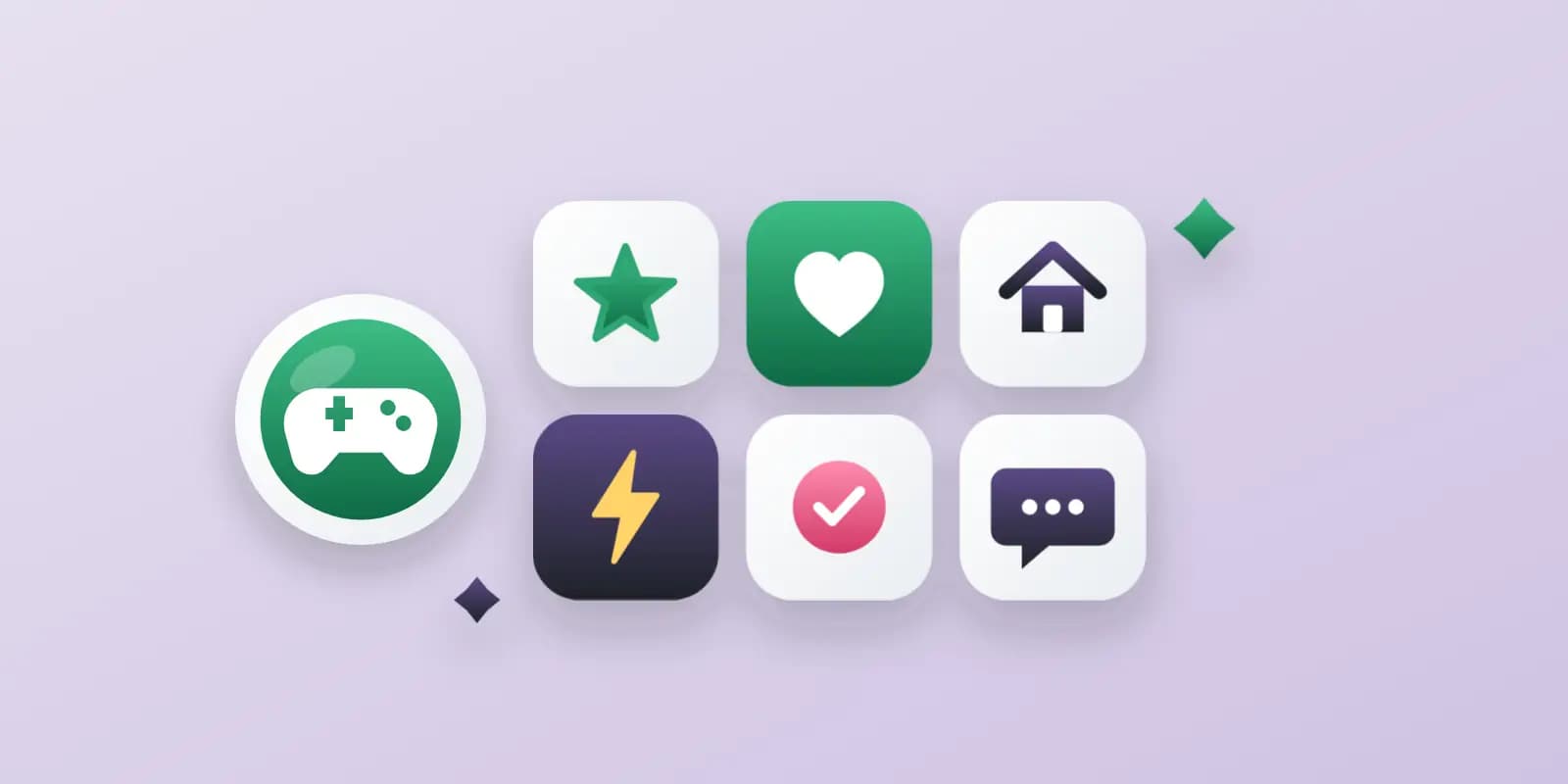 Icons für Twitch- und Kick-Kanalpanels